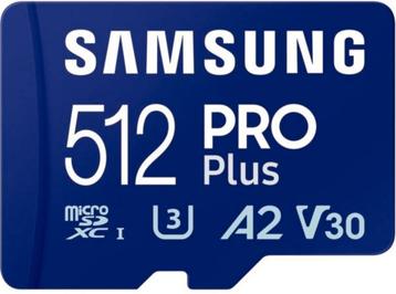Samsung 512GB MicroSDXC PRO Plus beschikbaar voor biedingen