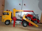 Bruder takelwagen met Jeep, Ophalen, Gebruikt
