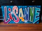 Graffiti Schilderij LISANNE op Hardboard, Antiek en Kunst, Ophalen