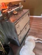 Industriële archiefkast met 2 kantelladen, Huis en Inrichting, Kasten | Roldeurkasten en Archiefkasten, Gebruikt, 100 tot 150 cm