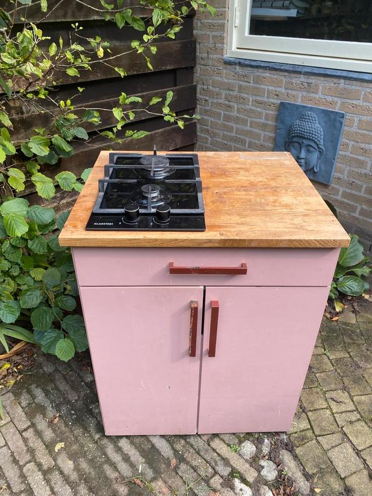Camper/minivan inbouw Keukenblok, Tuin en Terras, Buitenkeukens, Gebruikt, Gas, Vrijstaand, Ophalen