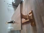 Massief eikenhouten klooster tafel, Huis en Inrichting, Tafels | Eettafels, Ophalen, 200 cm of meer, 50 tot 100 cm, Zo goed als nieuw