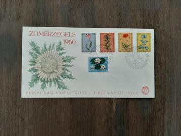 FDC Nederland, E - 43, Zomerzegels 1960, blanco. beschikbaar voor biedingen