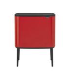 Brabantia touch bin (rood), Huis en Inrichting, Woonaccessoires | Prullenbakken, Gebruikt, 50 tot 75 cm, 40 liter of meer, Ophalen of Verzenden