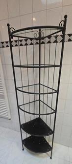 Stijlvolle hoekkast voor de badkamer, Huis en Inrichting, Badkamer | Badkamermeubels, Ophalen, (Half)hoge kast, Minder dan 50 cm