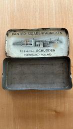 Panter Mignon sigaren blikje, Ophalen, Zilver