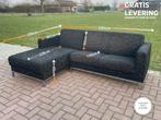 GRATIS LEVERING HEEL NL Mooi Montel Stoffen Hoekbank, Hoekbank, Ophalen of Verzenden, Zo goed als nieuw, 200 tot 250 cm