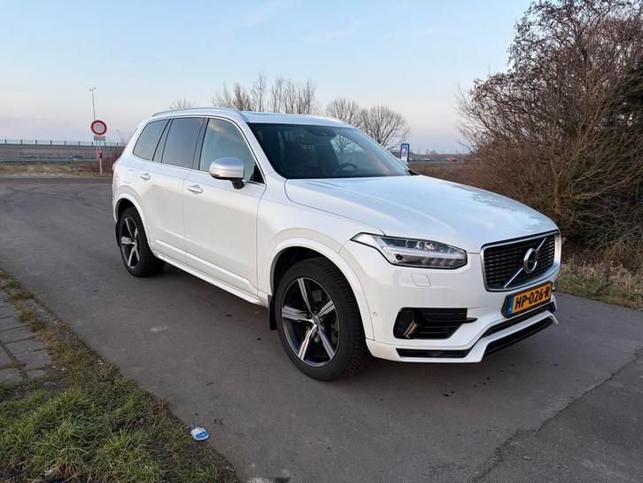 Volvo XC90 T8 AWD R-Design AUT 2015 Wit +400PK, Auto's, Volvo, Particulier, XC90, 4x4, ABS, Achteruitrijcamera, Adaptieve lichten