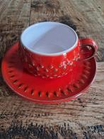 Vintage kop en schotel Waechtersbach, Huis en Inrichting, Keuken | Servies, Keramiek, Ophalen of Verzenden, Zo goed als nieuw