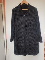 Lange zwart/witte blouse maat 48, Ophalen of Verzenden, Maat 46/48 (XL) of groter, Zwart