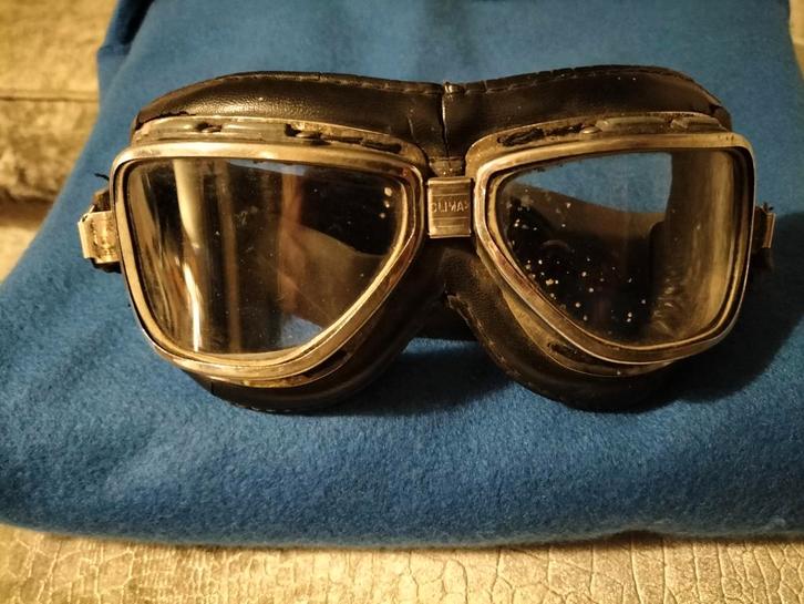Vintage Motorbril - Climax 510, Motoren, Kleding | Motorhelmen, Dames, Heren, Overige typen, Overige merken, Tweedehands, Ophalen of Verzenden