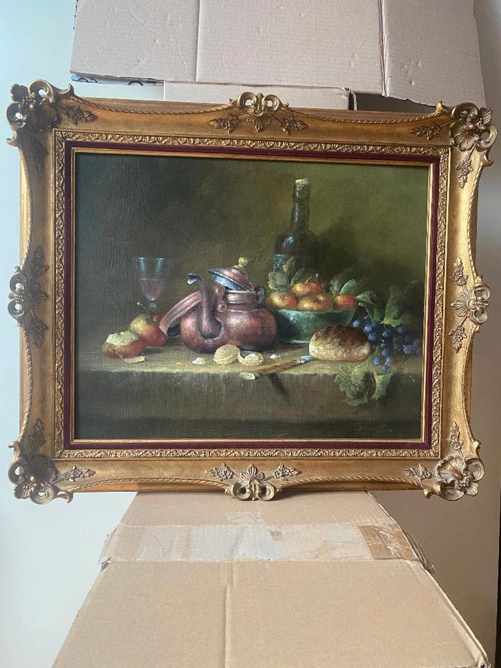 Stilleven.Thomas Heesakkers, Antiek en Kunst, Kunst | Schilderijen | Klassiek, Ophalen of Verzenden