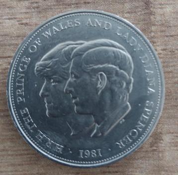 Herdenkingsmunt Prince of Wales-Diana Spencer/Elizabeth II. beschikbaar voor biedingen