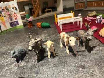 Sleich stallen+huis+paarden en poppetjes beschikbaar voor biedingen
