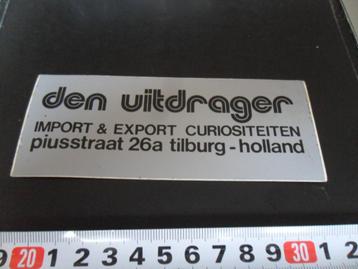 stickers Tilburg Den Uitdrager import & export curiositeiten beschikbaar voor biedingen