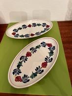 Royal Boch Boerenbont Ovale Schaal- 2 stuks, Huis en Inrichting, Keuken | Servies, Ophalen of Verzenden, Aardewerk, Boerenbont