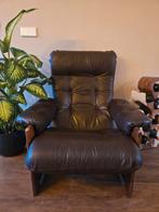 Luxe Vintage Leren Fauteuil: Sven Ellekaer x Coja Culemborg, Ophalen, Gebruikt, Vintage, 75 tot 100 cm