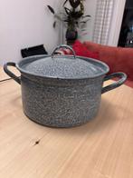 originele emaille BK pannen zo goed als nieuw, Verzenden, Zo goed als nieuw, Overige materialen, Pannenset