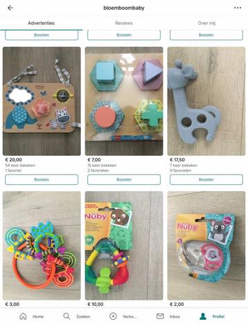 Baby nuby en houten speelgoed bundel beschikbaar voor biedingen