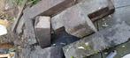 Basalt betonblokken, Gebruikt, Verzenden, Blok, Minder dan 25 cm