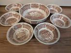 Antiek schalen set, Antiek en Kunst, Antiek | Servies compleet, Ophalen of Verzenden