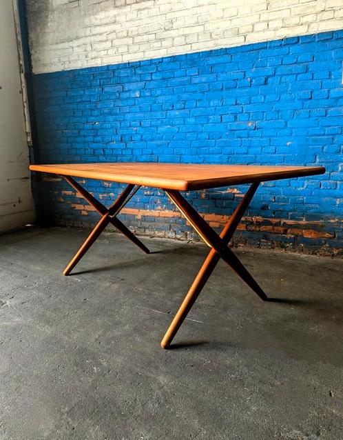 Vintage AT-303 tafel - Andreas Tuck voor Hans Wegner- 1955, Huis en Inrichting, Bureaus, Gebruikt, Bureau, Ophalen