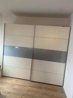 ZGAN witte schuifdeur kast 210 H, 245 B, Huis en Inrichting, Kasten | Kledingkasten, Ophalen, Zo goed als nieuw, 25 tot 50 cm