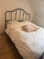 IKEA bed, Zwart, Tweepersoons, Ophalen of Verzenden, 200 cm