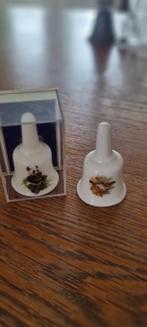 Twee vintage Bone China bellen, Ophalen of Verzenden, Nieuw, Overige materialen, Overige typen