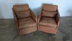Linteloo Fauteuils, Huis en Inrichting, Fauteuils, Ophalen, Gebruikt, Minder dan 75 cm, Leer