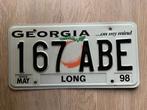 Kentekenplaat GEORGIA ...on my mind, Verzamelen, Overige Verzamelen, Ophalen of Verzenden, Zo goed als nieuw