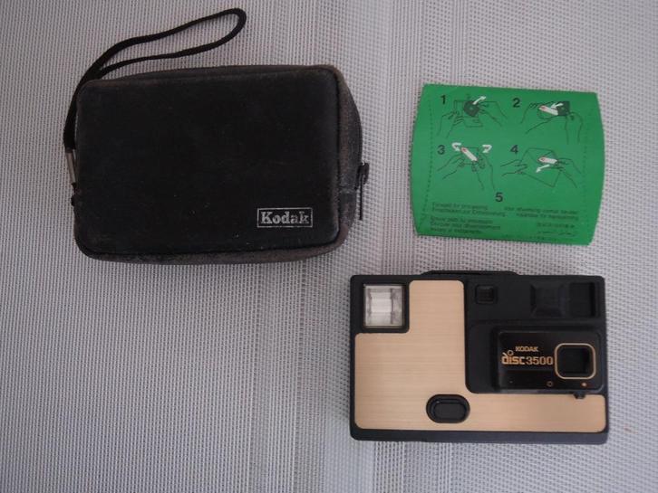 Vintage Kodak disc 3500 pocket camera uit 1983 - 1984, Audio, Tv en Foto, Fotocamera's Analoog, Gebruikt, Compact, Kodak, Ophalen of Verzenden