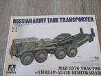 Takom Russian army tank transporter, Overige merken, Ophalen of Verzenden, 1:50 of kleiner, Zo goed als nieuw