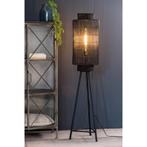 Light & Living Vloerlamp Gruaro Mat zwart 32x32x150 cm, Huis en Inrichting, Lampen | Vloerlampen, Ophalen, Nieuw, Metaal, 150 tot 200 cm