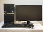 Snelle en nette PC, incl LCD + Win 11 voor een lage prijs !, Computers en Software, Desktop Pc's, Gebruikt, Asus, Met monitor