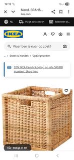 Manden voor Ikea Kallax kast, Ophalen, Nieuw, Riet