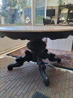 Houten ronde eetkamertafel hoogte 79cm doorsnee 125 cm, Antiek en Kunst, Ophalen of Verzenden