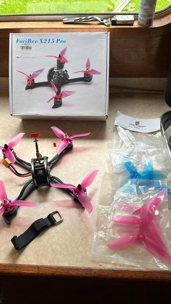 Nieuwe Furibee X215 Pro 5 inch Fpv drone, Hobby en Vrije tijd, Modelbouw | Radiografisch | Helikopters en Quadcopters, Zo goed als nieuw