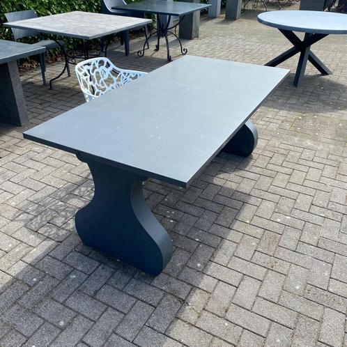 Granieten Tuintafel - Zuilen - 180x90Cm, Tuin en Terras, Tuintafels, Nieuw, Rechthoekig, Overige materialen, Ophalen of Verzenden