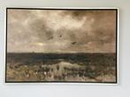 Het moeras van Anton Mauve reproductie op canvas, Huis en Inrichting, Ophalen, Overige typen, Nieuw, 125 cm of meer