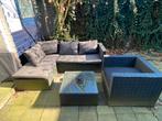 Tuinset + kussens te koop, Tuin en Terras, Ophalen, 4 zitplaatsen, Gebruikt, Aluminium