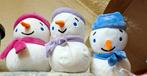 3 Sneeuwpop knuffels, Ophalen of Verzenden, Overige typen