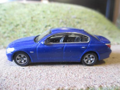 2003-2010 BMW E60 530i 5-Serie - Schuco blauw, Hobby en Vrije tijd, Modelauto's | 1:87, Zo goed als nieuw, Auto, Schuco, Ophalen of Verzenden