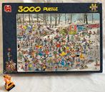 Incomplete puzzel - Jan van Haasteren - 3000 stukjes, Gebruikt, Ophalen of Verzenden, Legpuzzel, Meer dan 1500 stukjes