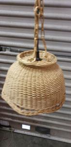 hanglamp retro rotan jaren 60 / 70, Huis en Inrichting, Lampen | Hanglampen, Ophalen of Verzenden