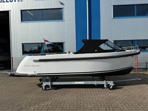 Maxima 620 MC Retro met Honda 30pk (Demonstratiemodel), Watersport en Boten, Sloepen, Nieuw, 30 tot 50 pk, 6 meter of meer, Benzine