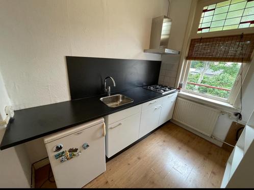 Keukenblok 270cm blad Bruynzeel, 3 kasten 180cm breed, Huis en Inrichting, Keuken | Complete keukens, Zo goed als nieuw, Enkelwandige keuken