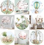 Behangcirkel, muurcirkel, baby-, kinderkamer, Muurdeco4kids, Verzenden, Nieuw, Wanddecoratie