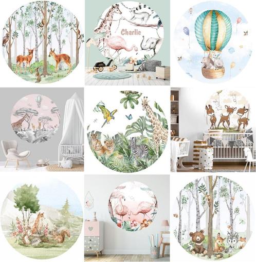 Behangcirkel, muurcirkel, baby-, kinderkamer, Muurdeco4kids, Kinderen en Baby's, Kinderkamer | Inrichting en Decoratie, Nieuw