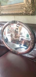 Grote ovalen spiegel rand gesneden glas., Minder dan 100 cm, Ophalen, Ovaal